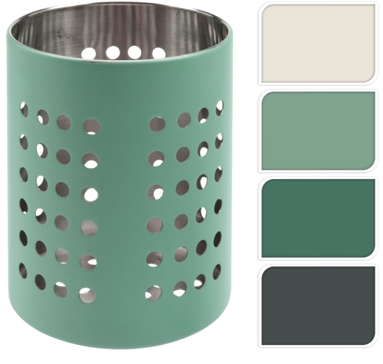 Nierdzewna ociekarka na sztućce 11 × 13 cm