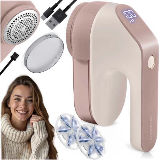 Elektryczna golarka do ubrań z wyświetlaczem LCD Berdsen