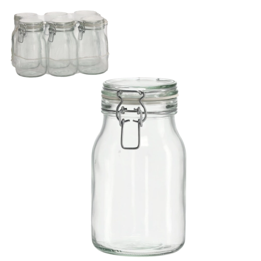 Słoik Comfort 1100 ml z zamknięciem klamrowym