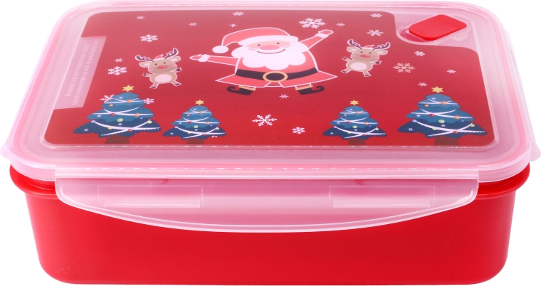 Plastowy pojemnik z wentylem – motyw świąteczny 2,2 l