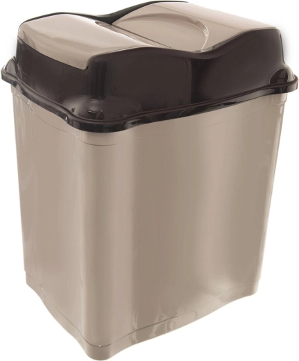 Kosz na śmieci Whirlpool 9 l, kawowobrązowy