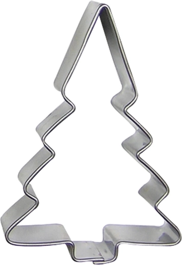 Stalowe wykrawacze do ciastek – choinka, zestaw 10 szt.