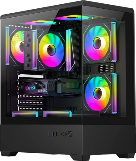 Obudowa komputerowa DarkFlash C365 czarna z 5 wentylatorami