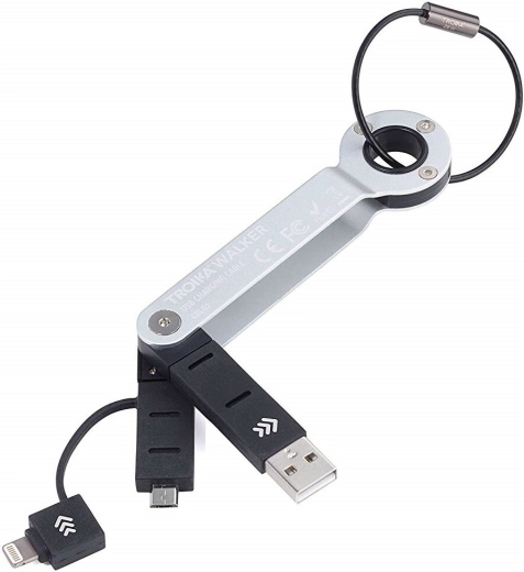 Troika Walker Silver brelok USB, srebrny