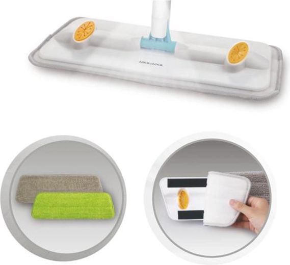 Zapasowe podkładki z mikrofibry do mopa ze spryskiwaczem, 2 szt.