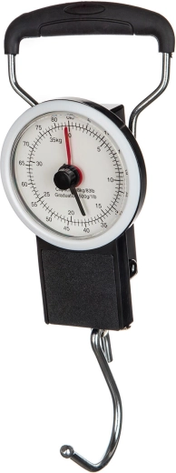 Podróżna wisząca waga mechaniczna 38 kg z miarką