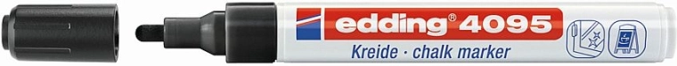 Kredowy marker czarny Edding 4095