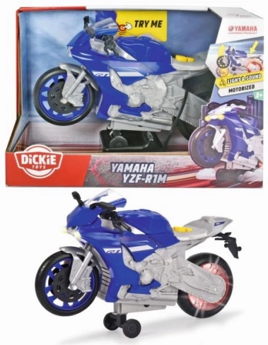 Zabawka motocykl Yamaha R1 z efektami świetlnymi