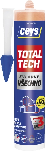 Uniwersalny klej i uszczelniacz 290 ml CEYS Total Tech terakota