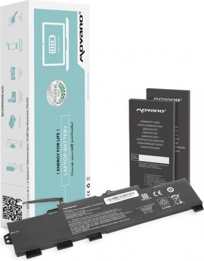Movano bateria TT03XL do HP EliteBook 755/850 G5 oraz 850 G6 4400 mAh (49 Wh)