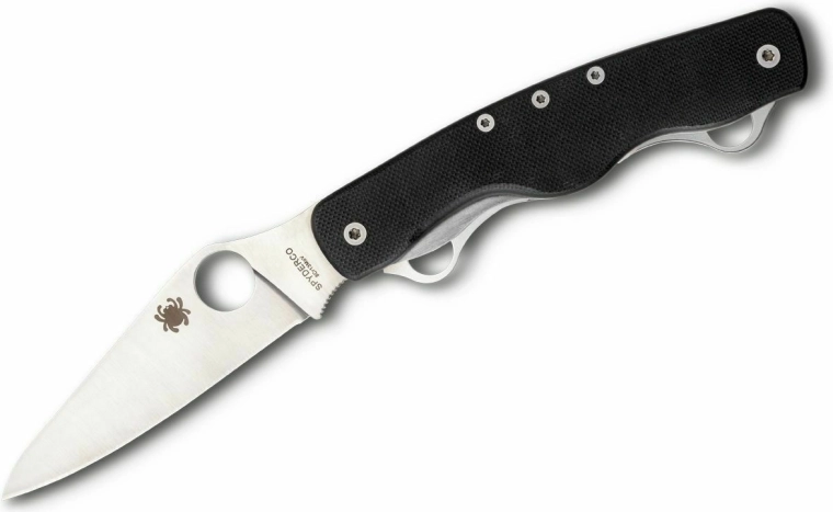 Scyzoryk Spyderco ClipiTool Standard G10, 8,9 cm, czarny, 2 dodatkowe ostrza