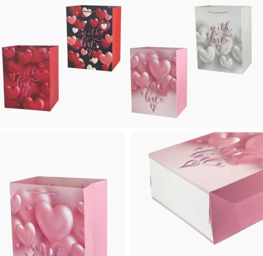 Torebka prezentowa 23 × 18 × 10 cm – mix motywów