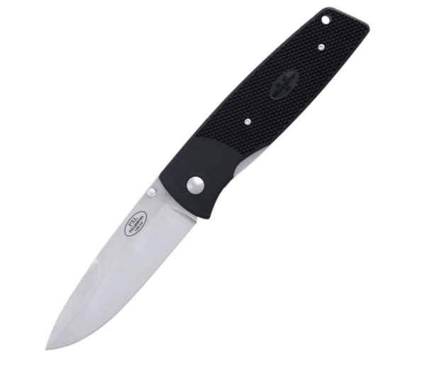 Fällkniven PXLx nóż składany 8,8 cm, satyna, czarny, Grilon