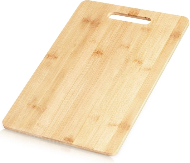 Bambusowa deska do krojenia z uchwytem 35,5 × 25,5 cm
