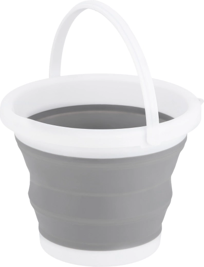 Składane wiadro NILS Camp 5 l – szare