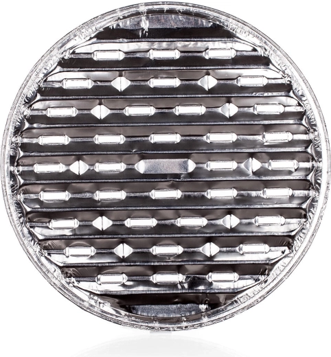 Okrągłe aluminiowe tacki do grillowania 30 cm (4 szt.)