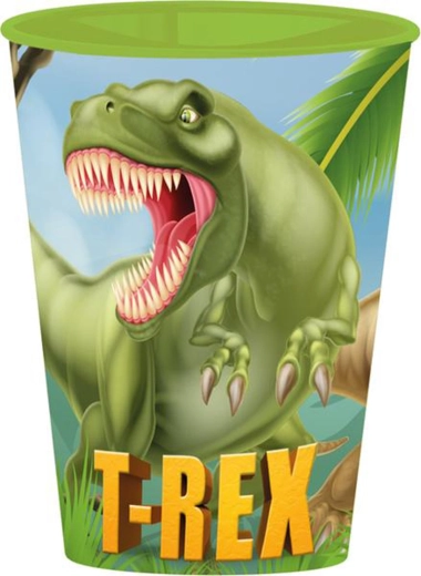 Plastowy kubek Dinozaur 260 ml