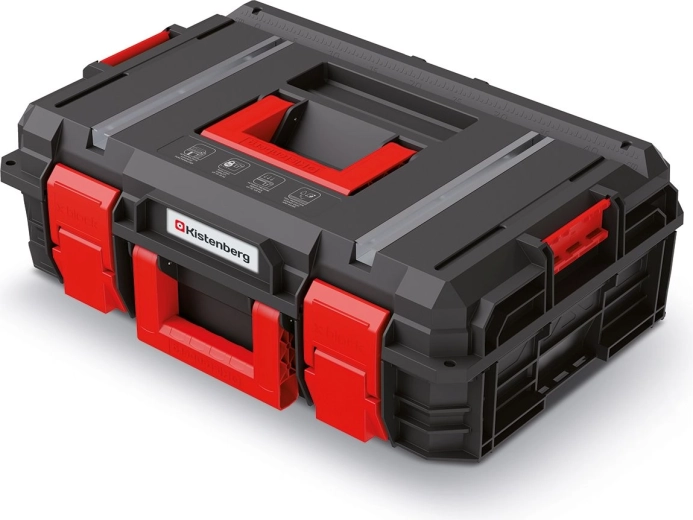 Skrzynia na narzędzia X-BLOCK TECH, 546 × 380 × 194 mm, czarna