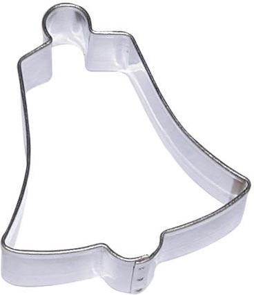 Stalowe wykrawacze do ciastek – dzwonek, zestaw 10 szt.