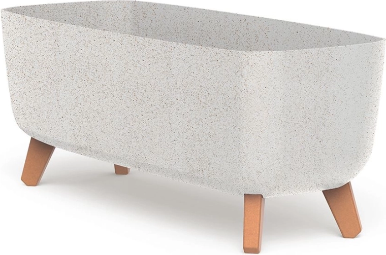 Donica Gracia Case Eco Wood 58 cm biała