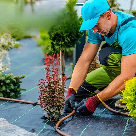 Agrowłóknina tkana 90 g/m² 1,6 × 50 m czarna UV – przeciw chwastom, mata mulczująca