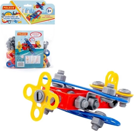 Konstruktor młody inżynier – samolot, 57 elementów