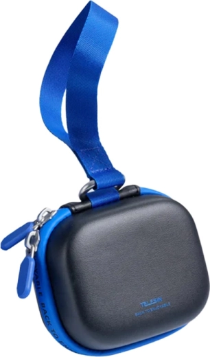Telesin DisAdv EVA uniwersalne mini etui transportowe do kamer sportowych czarno-niebieskie