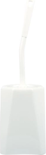 Zestaw WC z szczotką TORO, biały