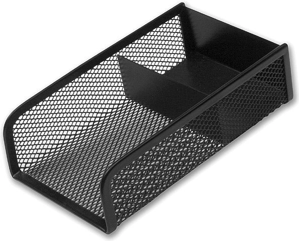 Metalowy stojak na karteczki i spinacze ICO, czarny