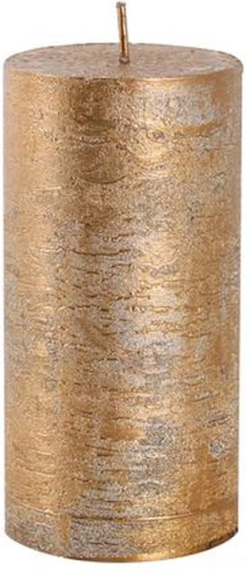 Rustykalna świeca Provence w kolorze miedzianym 12 cm