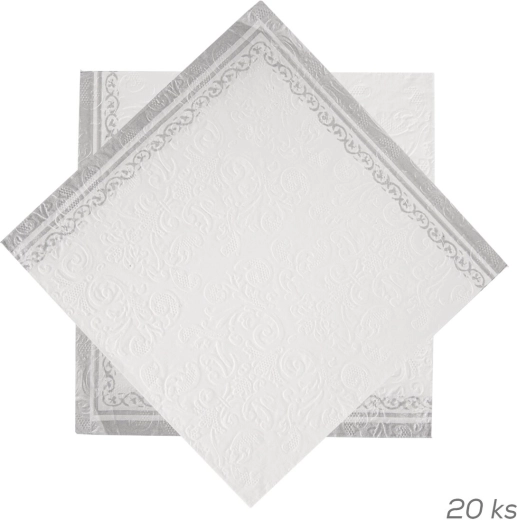 Tłoczone papierowe serwetki 33 × 33 cm 20 szt.