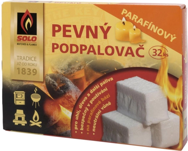 Stała podpałka parafinowa SOLO, 32 szt.