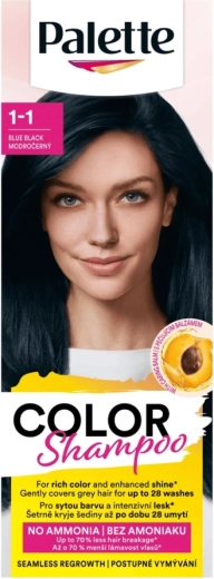 Palette Color Shampoo 1-1 niebieskoczarny szampon koloryzujący 50 ml