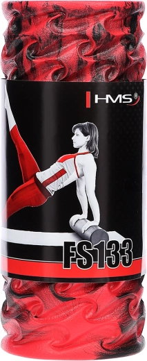 Wałek do masażu z pianki HMS FS133 33 cm czerwony
