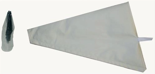 Cukierniczy worek gumowany 35 cm z 7 końcówkami do dekoracji