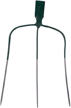 Widły baworskie z 3 zębami bez trzonka