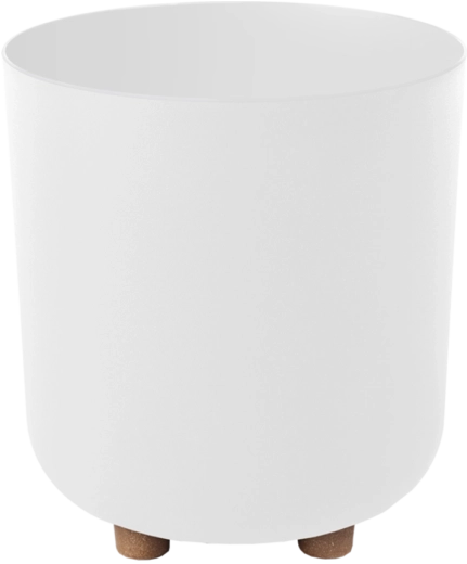 Doniczka Sofia biała LAMELA 24 cm