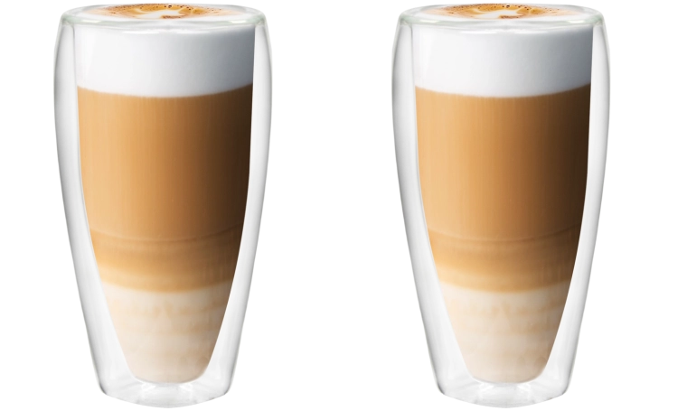 Termiczne szklanki z podwójną ścianką 430 ml – zestaw 2 szt.