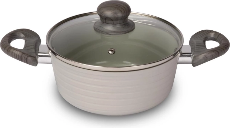 Rondel Lamart Stripe z pokrywką 18 cm