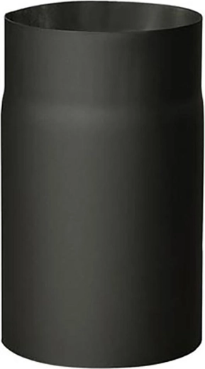 Rura dymowa 160 mm, długość 250 mm, grubość 1,5 mm, czarna