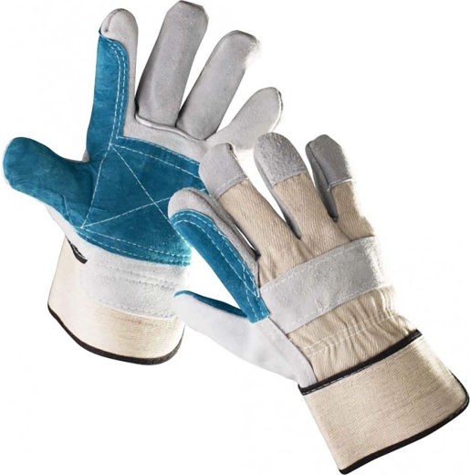 Rękawice robocze z tkaniny i dwoiny bydlęcej MAGPIE