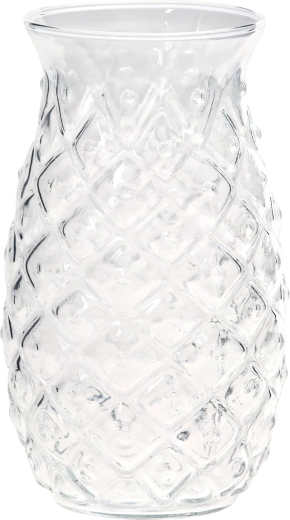 Szklanka w kształcie ananasa 500 ml z szkła borokrzemowego