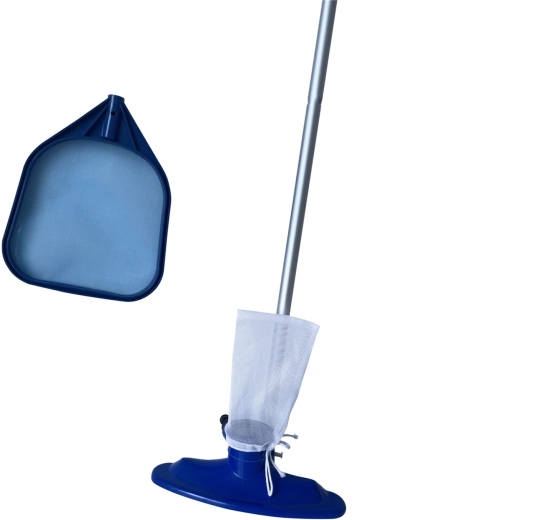 Zestaw do czyszczenia basenu 205 cm z aluminiowym drążkiem i siatką