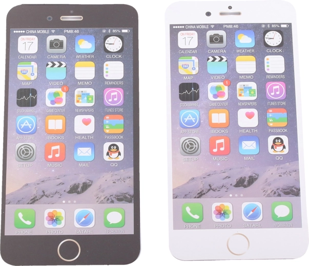 Notatnik w kształcie iPhone'a w linie
