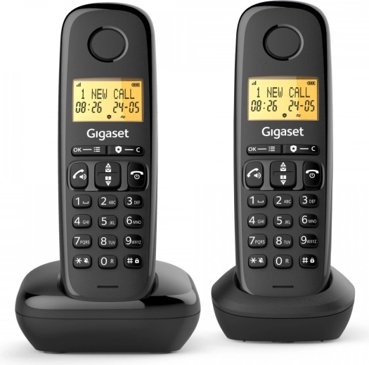 Gigaset Basic 100 Duo – telefon bezprzewodowy z dwiema słuchawkami