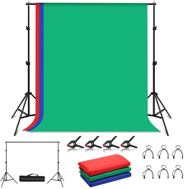 Tła fotograficzne Puluz 2x2m z trzema wariantami