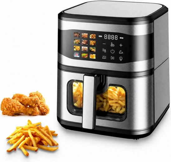 Frytkownica beztłuszczowa (Air fryer) 8 l 1700 W z 12 programami