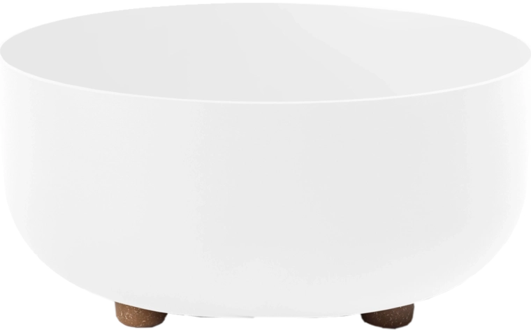 Misa na kwiaty Sofia 30 cm biała