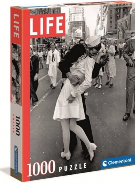Puzzle Clementoni Life Chihuahua 1000 elementów – Pocałunek na Times Square