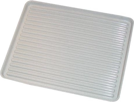 Ociekacz do naczyń 50 × 40 cm plastik granitowy szary